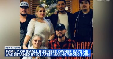 Chicago-area family says wrong turn in Michigan led to ICE detaining business owner Sergio Serna Ramirez, demands his release