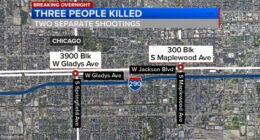 Chicago shooting: 4 shot, 3 fatally, in 2 East Garfield Park shootings on Maplewood, Gladys Avenues, police say