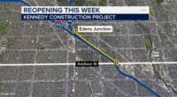 Chicago traffic: I-90/94 Kennedy Expy. construction work zone to partially reopen this week north of Addison Street, IDOT says