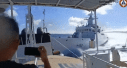 Chinese ships collide while pursuing Philippines vessel