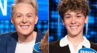 Clay Aiken's son Parker, 15, looks like his dad's twin while making his TV debut on Celebrity Family Feud