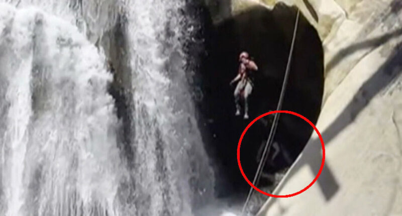 Climber survives 2 days behind California waterfall before he's rescued by helicopter