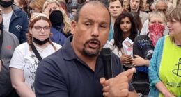 Councillor who threatened protesters cleared of encouraging disorder