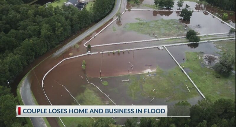 Couple loses equine business, home to flood, community steps up to help