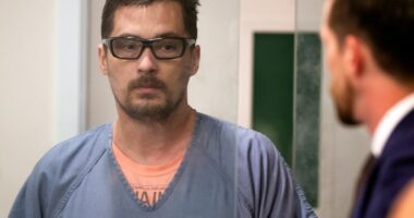 Jesse Lee Calhoun at his arraignment.