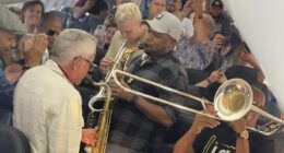 Dave Koz and his band were in flight delay hell. So they picked up their instruments