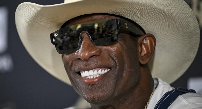 Deion Sanders gives major update on cancer treatments before Colorado coach watches son Shedeur's NFL debut