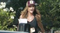 Denise Richards seen confronted by cops during visit to ex's home