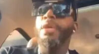 Kevin Watson in a car, shortly before being shot.