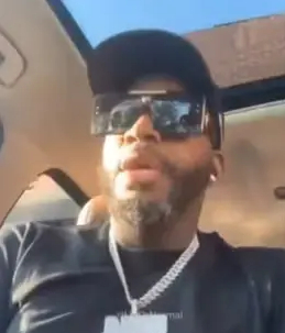 Kevin Watson in a car, shortly before being shot.