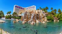 Doomed Vegas hotel sells off contents including pieces of fake volcano