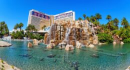 Doomed Vegas hotel sells off contents including pieces of fake volcano