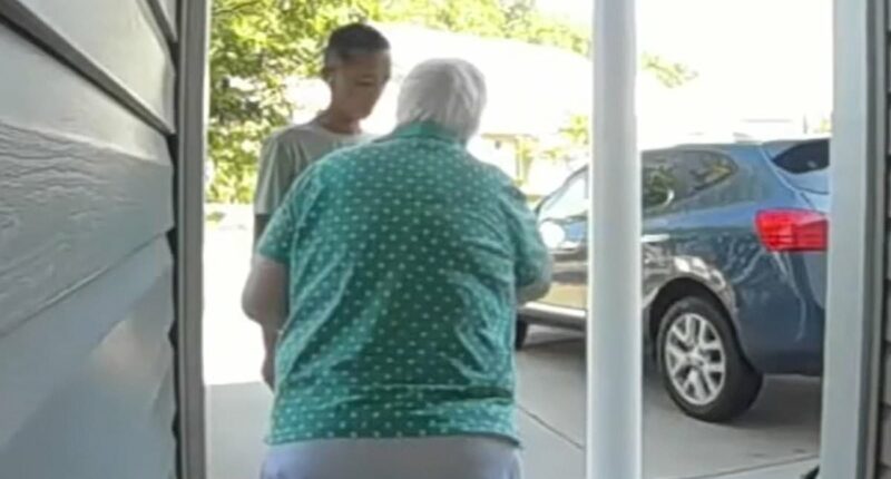 Doorbell cam catches moment elderly widow is ruthlessly scammed