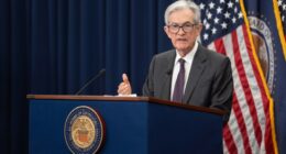 Dow hits record high as stocks rally on Powell speech, rate cut hopes