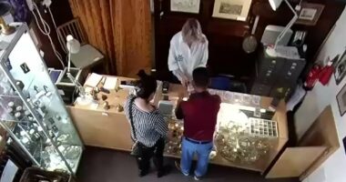 Eastern European Bonnie & Clyde hit THREE jewellers across UK in month