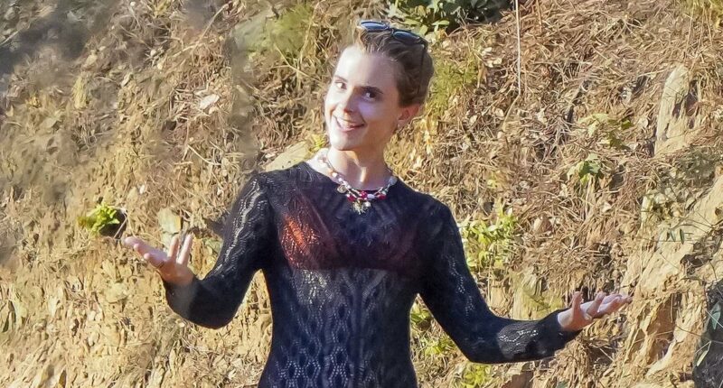 Emma Watson joins hunky personal trainer for a hike in Saint Tropez