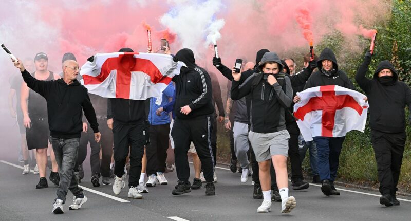 Epping protest descends into chaos as police clash with demonstrators
