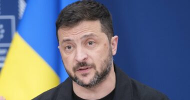 Euro leaders race to be side-by-side with Zelensky as he faces Trump