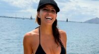 Eva Longoria, 50, poses in a skimpy swimsuit in Spain