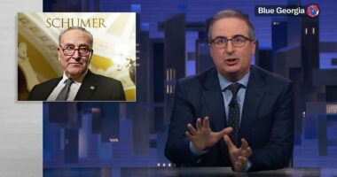 Even liberal John Oliver is growing tired of Chuck Schumer's antics