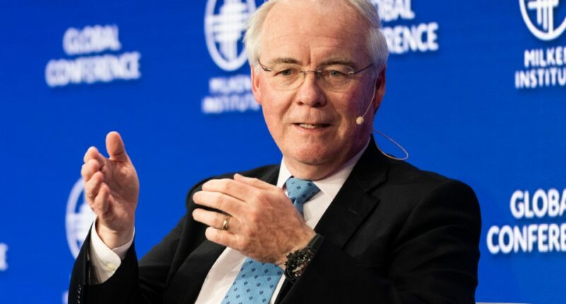 Rodney McMullen, Kroger CEO, at a Milken Institute panel discussion.