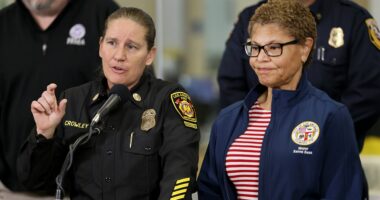 Ex-LA fire chief lodges claim against city, accusing mayor Karen Bass of 'smear campaign'
