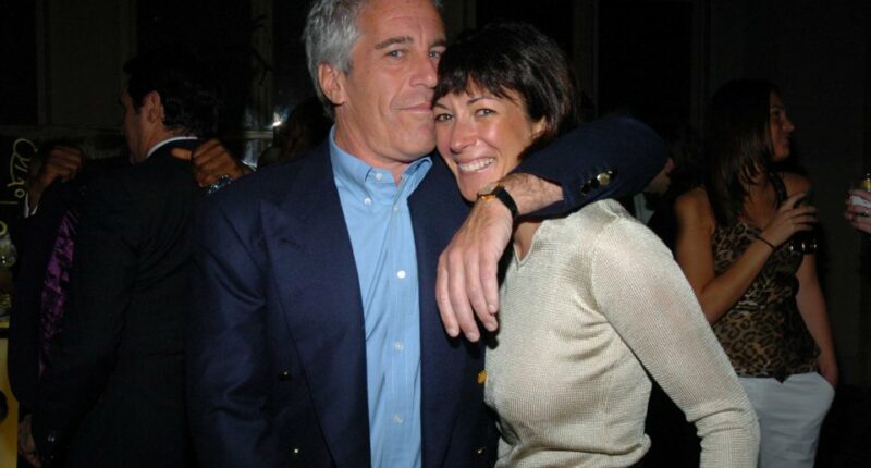 Jeffrey Epstein and Ghislaine Maxwell at a Wall Street concert.