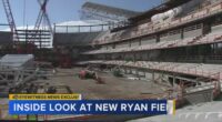 Exclusive look at Northwestern University's new Ryan Field facility, Wildcats football team playing at temporary site