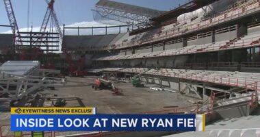 Exclusive look at Northwestern University's new Ryan Field facility, Wildcats football team playing at temporary site