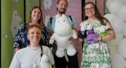 Fans celebrate the 80th birthday of the Moomins, Finland's most lovable literary cartoon family