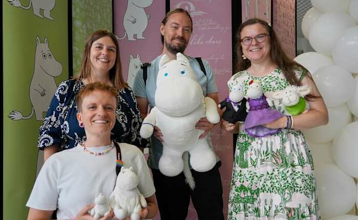 Fans celebrate the 80th birthday of the Moomins, Finland's most lovable literary cartoon family