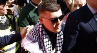 Fans outside court to support rapper who 'displayed Hezbollah flag'