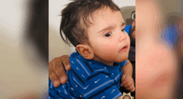 Emmanuel Haro, a missing 7-month-old baby from Yucaipa, is seen in an image provided by the San Bernardino County Sheriff's Department.