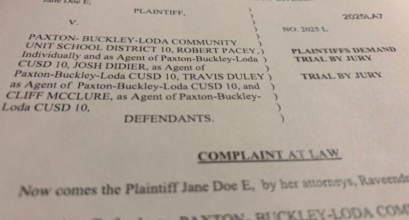 Fifth plaintiff files lawsuit against PBL school district, teacher accused of sexual misconduct