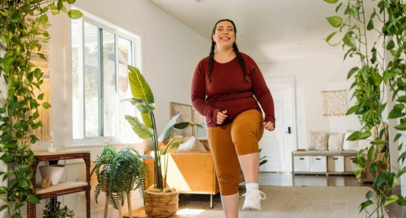 Fitness app helps woman lose 20lbs in eight weeks without the gym