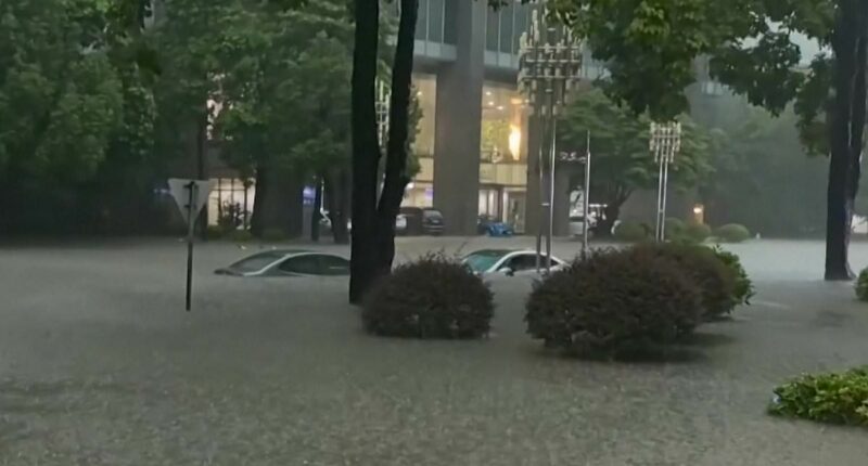 Flash floods sweep away campers as falling debris kills two in China