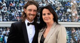 Fleetwood's wife, 57, NOT on hand to celebrate golf triumph with star