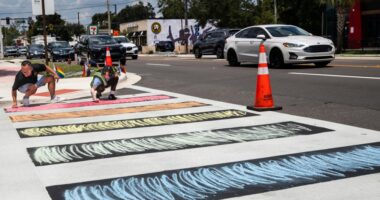 Florida puts rainbow crosswalks in the crosshairs, as cities face deadlines to remove them