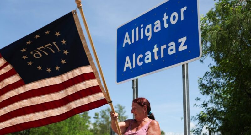 Florida updated agreement on handling detainees at 'Alligator Alcatraz,' but a month after it opened