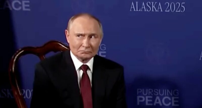 Flustered Putin winces as he's bombarded with free press questions