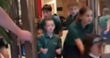Footage from inside Annunciation Catholic School emerges