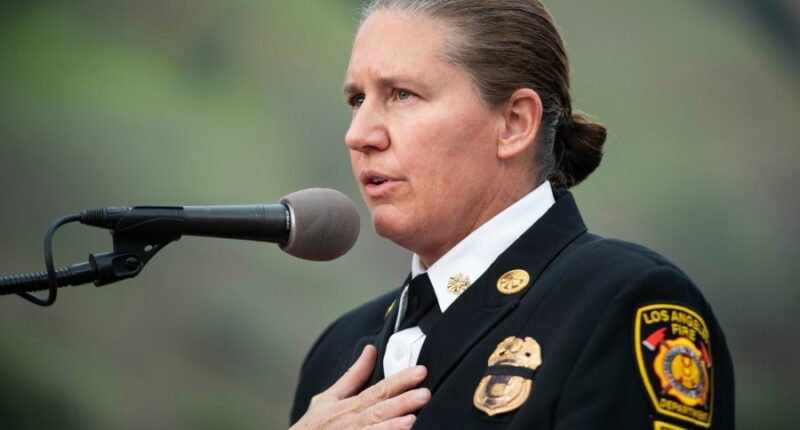 Former Los Angeles Fire Chief Kristin Crowley sues city, Mayor Bass