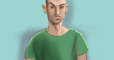 Court sketch Beau Lamarre-Condon from 5.11.24