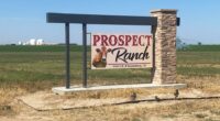 Prospect Ranch sign in Keenesburg, CO.