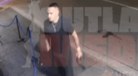 Ugle-Hagan was seen casually re-entering the nighclubï»¿ after witnessing a scuffle.