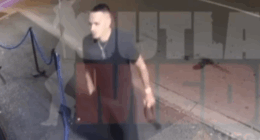 Ugle-Hagan was seen casually re-entering the nighclubï»¿ after witnessing a scuffle.