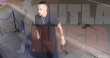 Ugle-Hagan was seen casually re-entering the nighclubï»¿ after witnessing a scuffle.