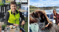 Porepunkah police shooting victims Vadim de Waart and Neal Thompson.
