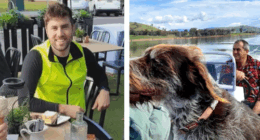 Porepunkah police shooting victims Vadim de Waart and Neal Thompson.