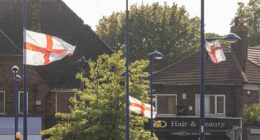 Fury as Labour-run council tears down 'dangerous' St George's flags